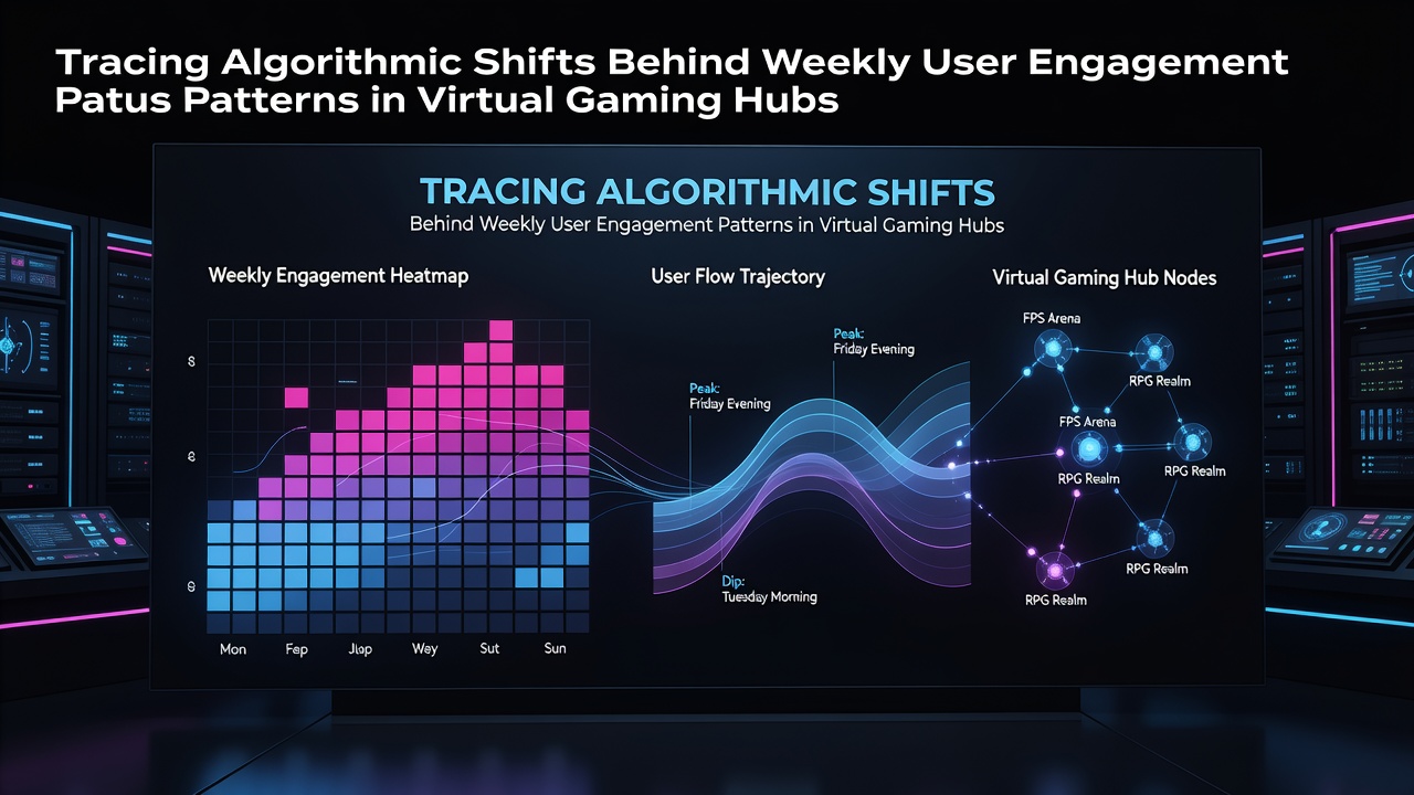 Tracing Algorithmic Shifts Behind Weekly User Engagement Patterns in Virtual Gaming Hubs
